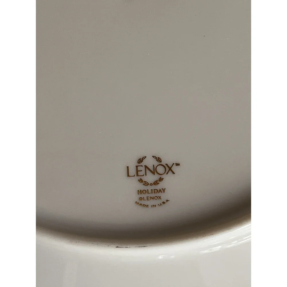 Vintage LENOX‎ HOLLY BERRY Holiday Serving Dessert Tray Replacement